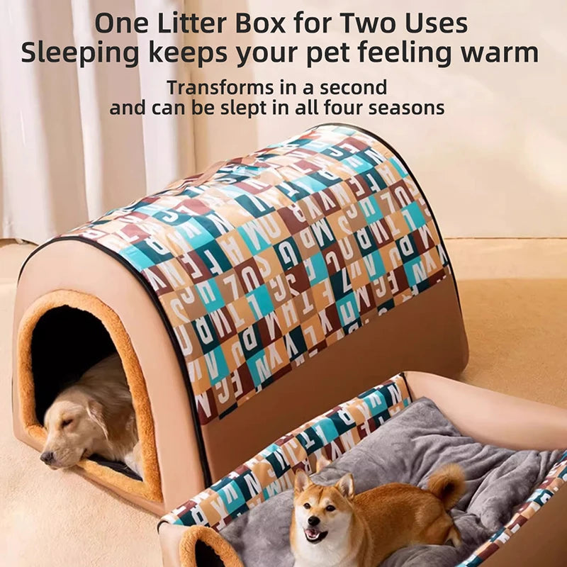 WinterWarm Dog House