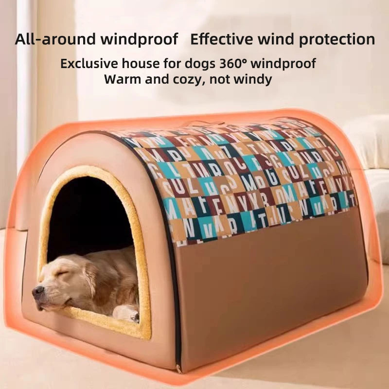 WinterWarm Dog House