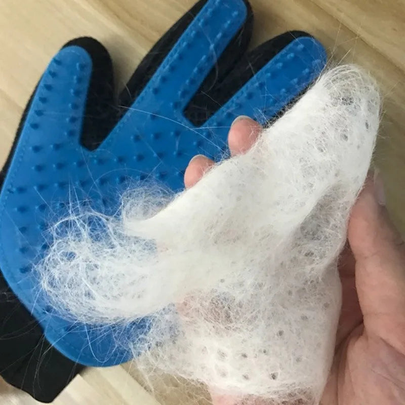Multicolor Silicone Pet Hair Removal Gloves