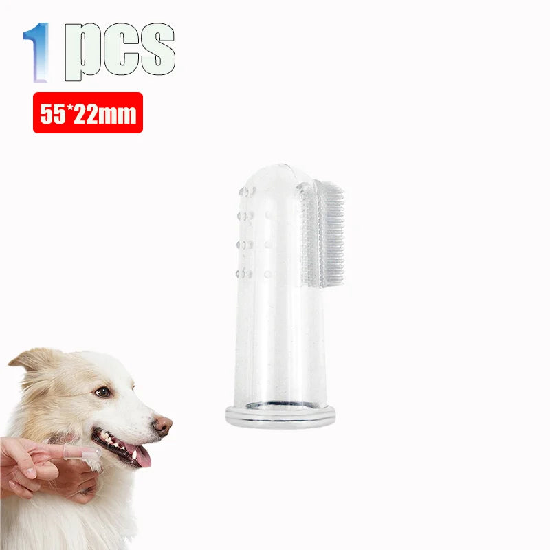 Soft Silicone Dog Dental Brush with Box