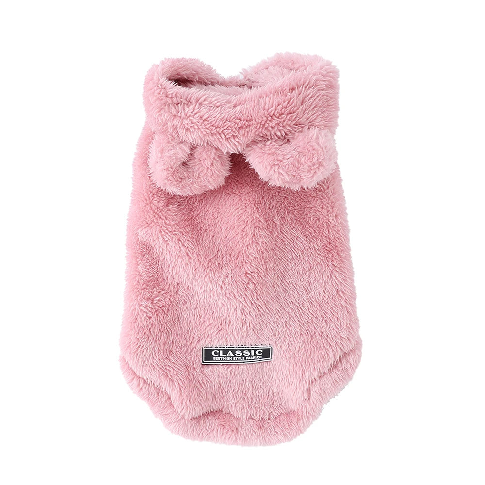 Warm Fleece Kitten Sweater for Cats