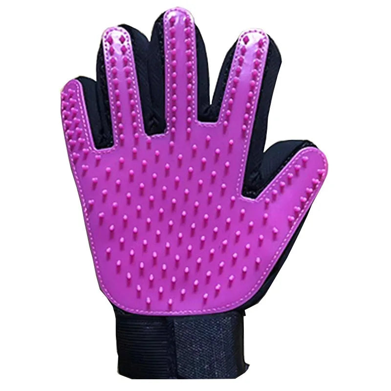 Multicolor Silicone Pet Hair Removal Gloves