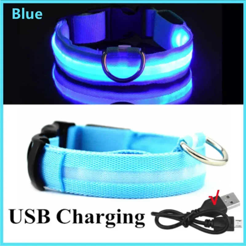 GlowSafe LED Collar for Dogs & Cats
