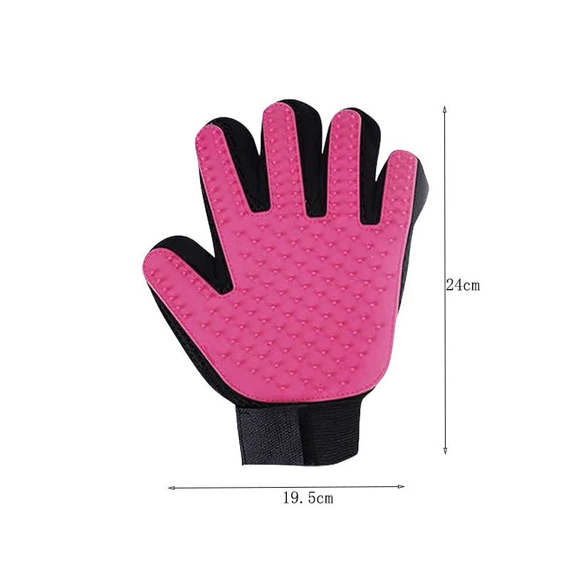Multicolor Silicone Pet Hair Removal Gloves